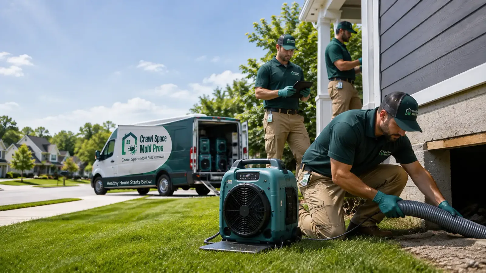 Crawl Space Mold Removal in Gary, WV